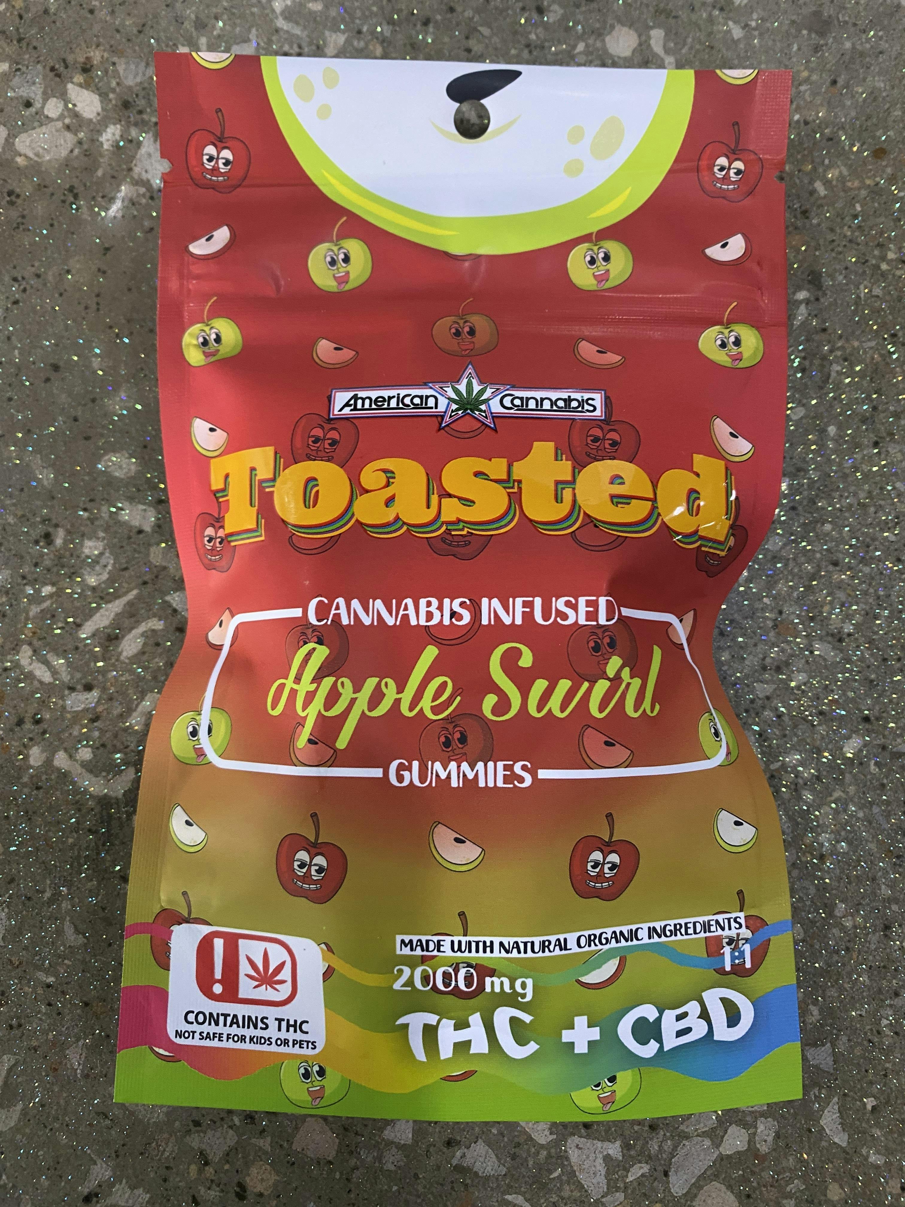ACC Toasted Gummies Apple Swirl 10pk (Hybrid)