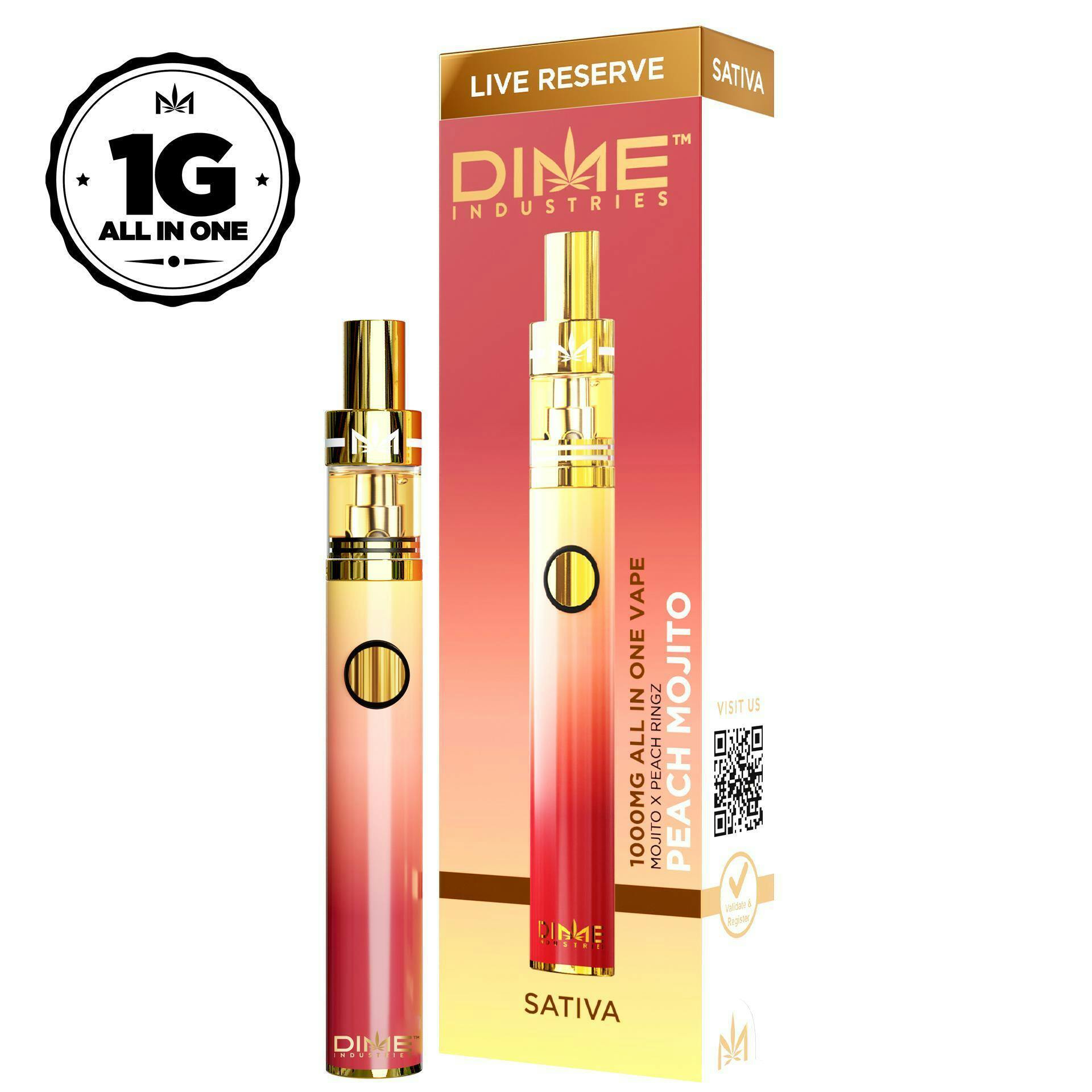 Peach Mojito | Live Reserve | 1G All In One Device
