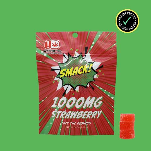 SMACK! - Strawberry -SINGLES- 100mg THC
