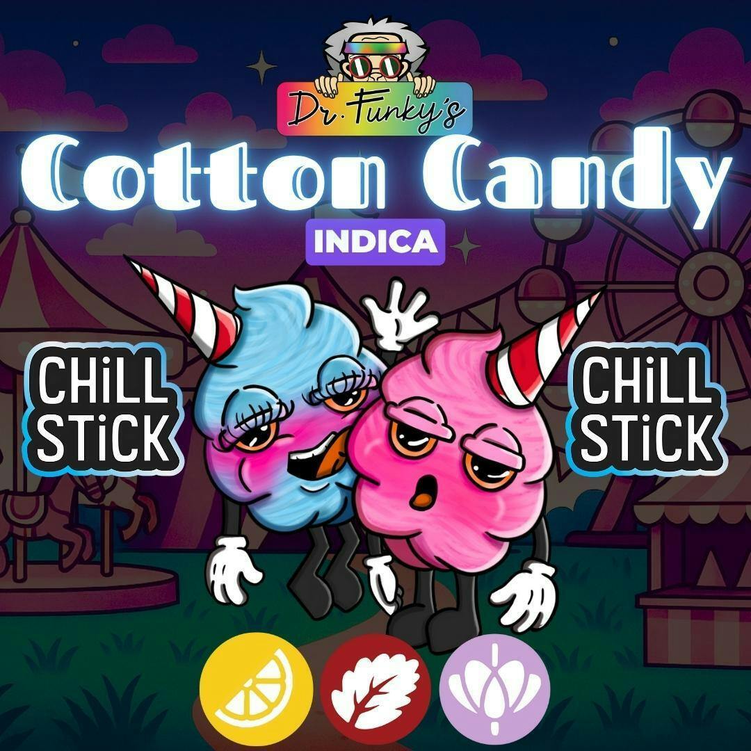 Dr. Funky's Chill Stick Cotton Candy 0.6g (Indica)