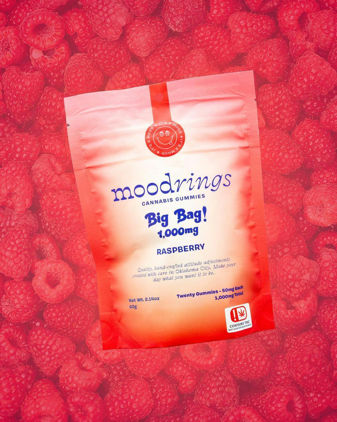 Mood Rings Gummies - 1,000mg - Raspberry