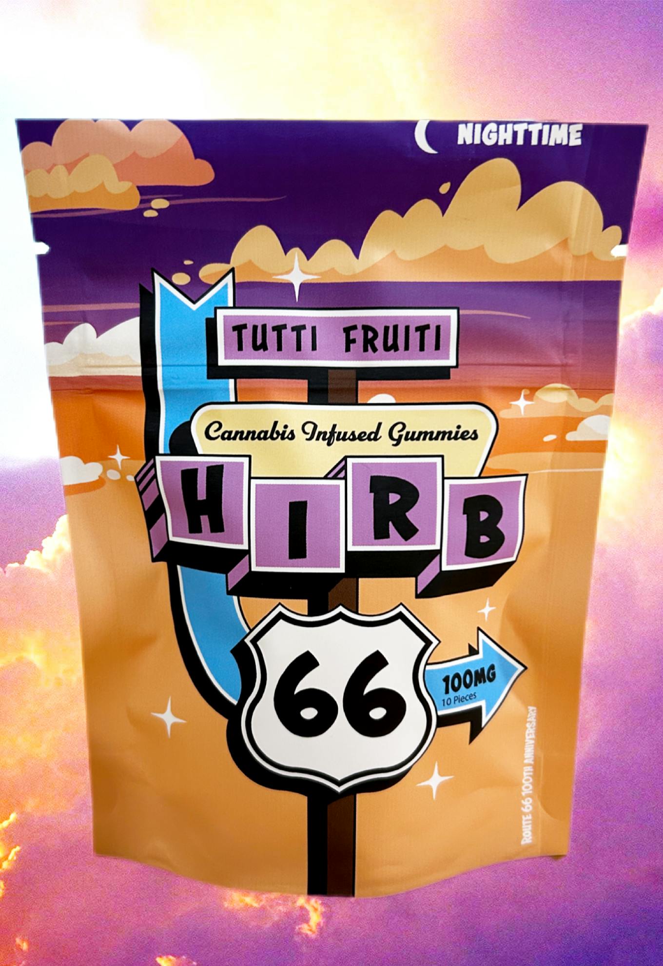 100mg NIGHT TIME TUTTI FRUITI GUMMIES