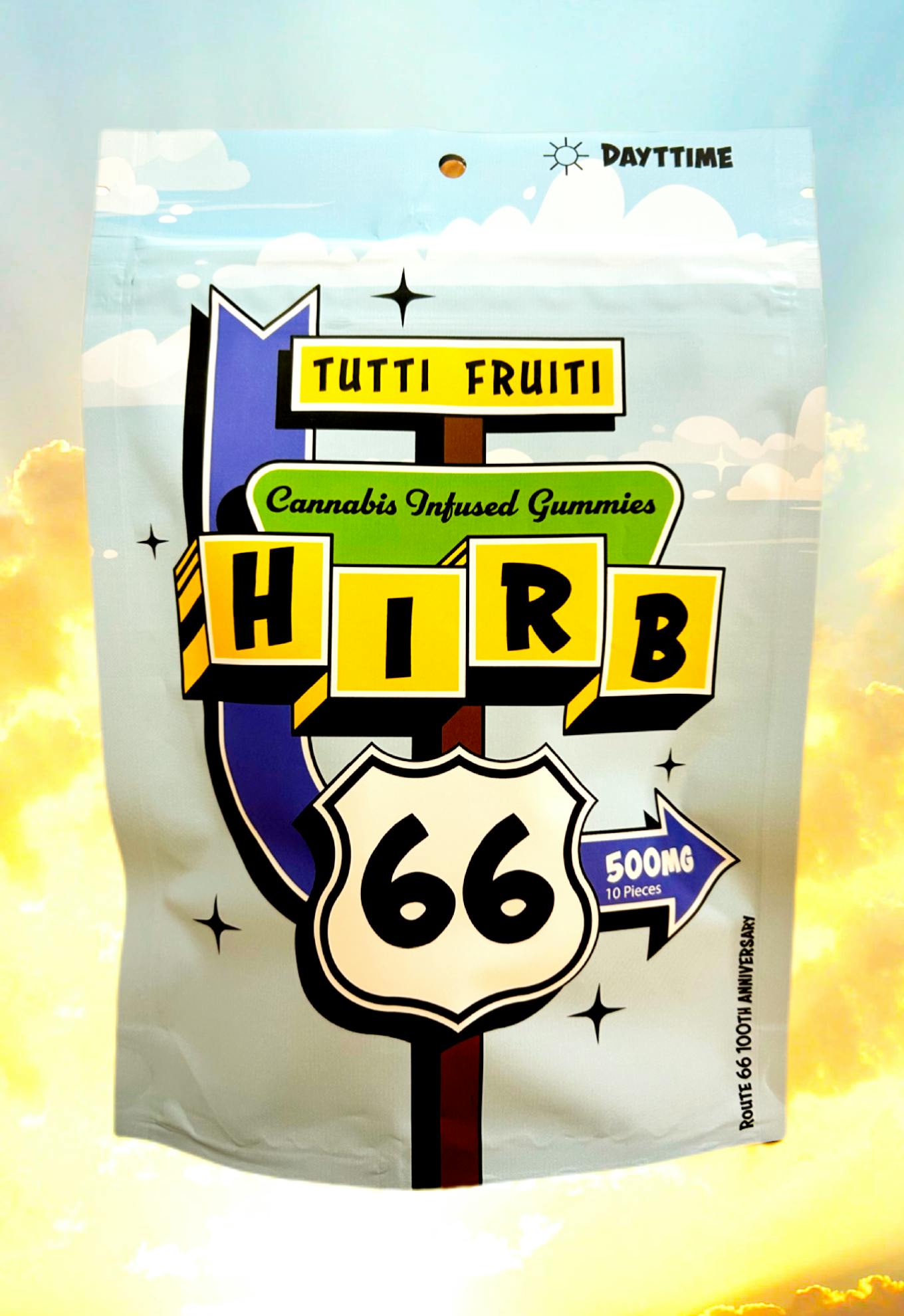 500mg DAY TIME TUTTI FRUITI GUMMIES