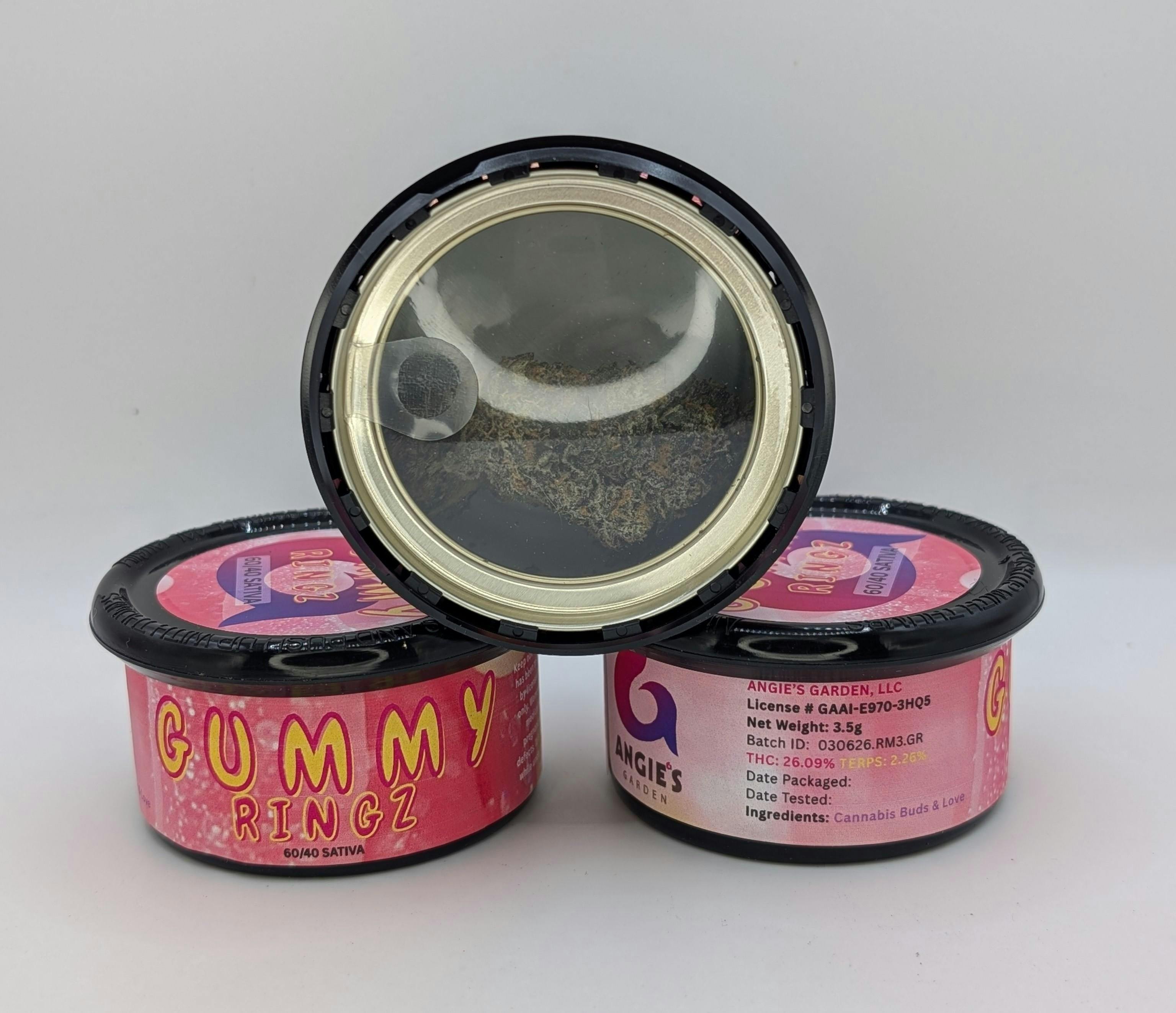 Gummy Ringz 3.5g Hybrid Flower 3oz x $165 TC: 30.31% Terps: 1.79%
