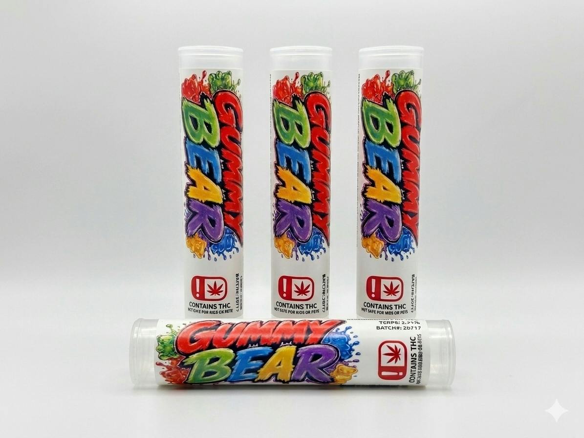 1G-Cart 510-Gummy Bear-Sativa-THC 80.93% Terp 2.71%