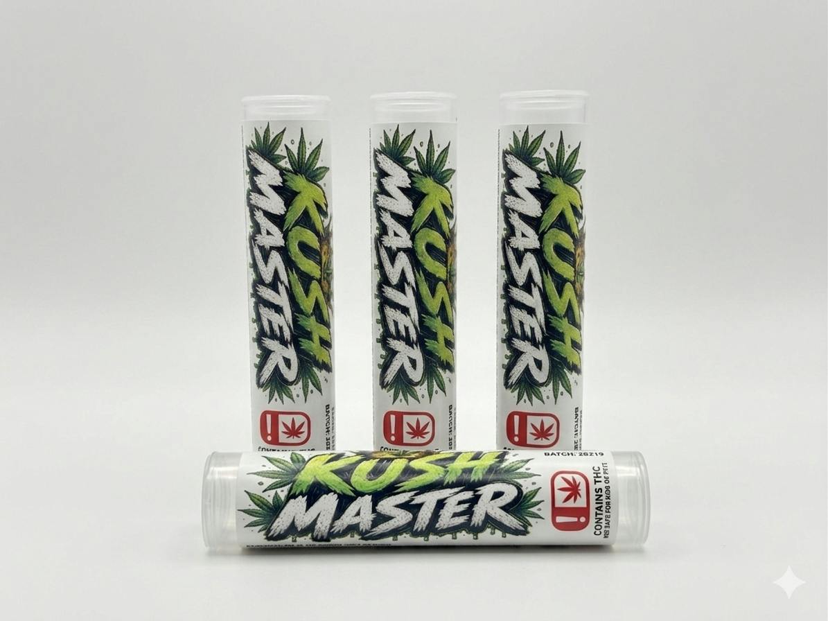 1G-Cart 510-Kush Master-hybrid-THC 76.67%- TERP 3.91%