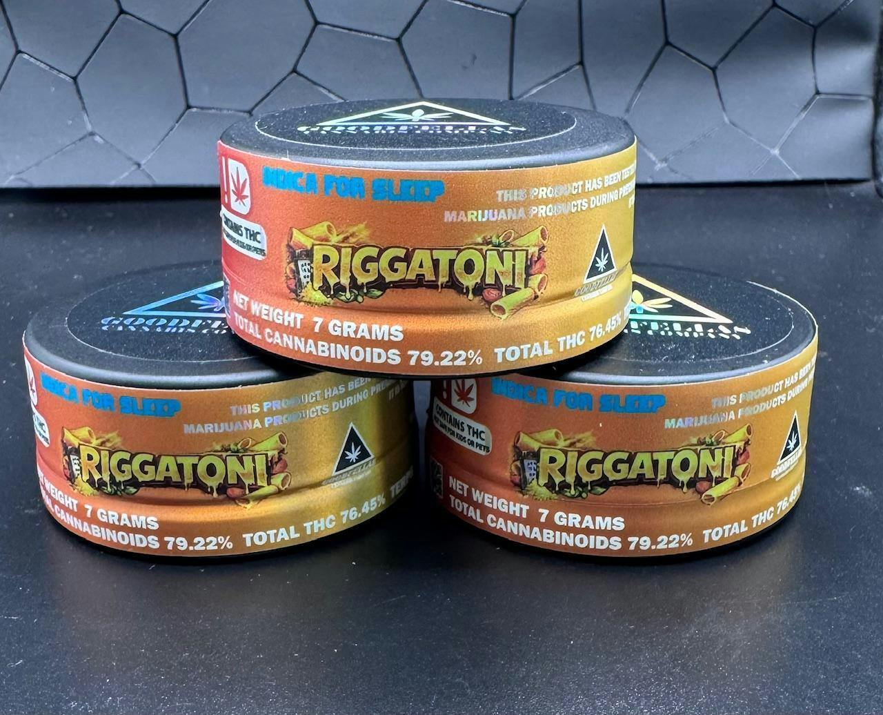7G Wax -indica- Riggatoni-THC%76.45