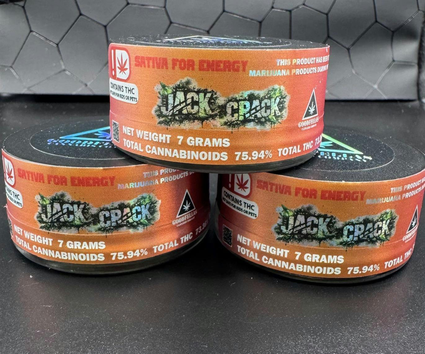 7G Wax - sativa, Jack Crack, THC %73.36
