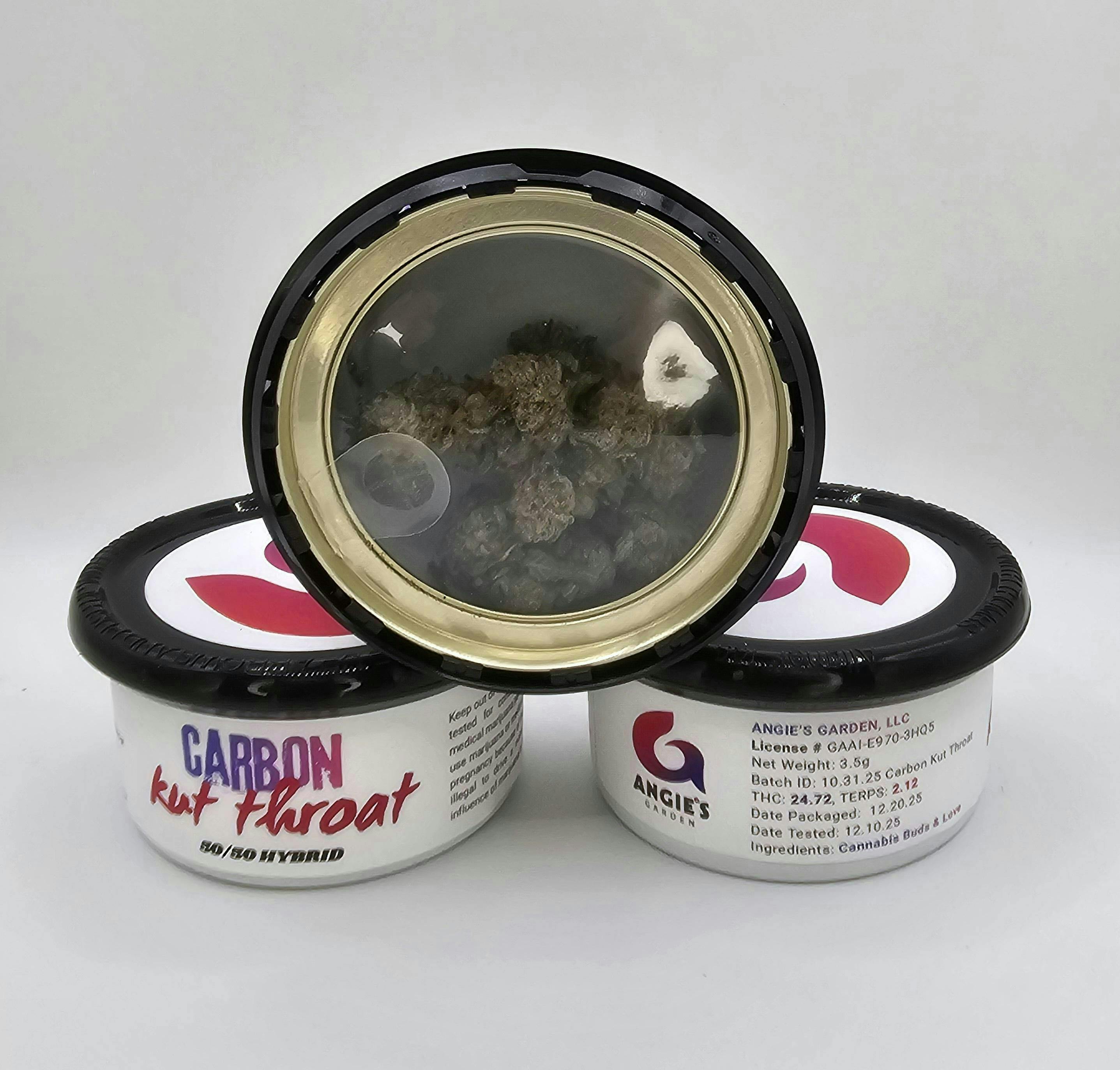 Carbon Kut Throat 3.5 Terp 1.38% THC 26.85% 3ozx$165