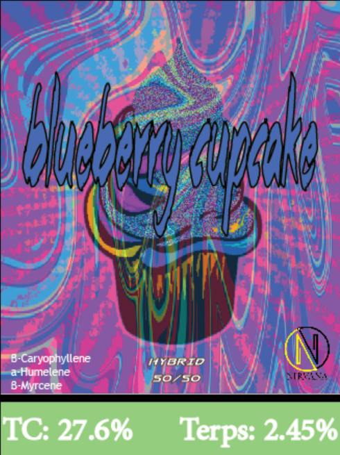 Blueberry Cupcake 3.5g Pre-pack 3ozx$165 $10 1/8th smalls