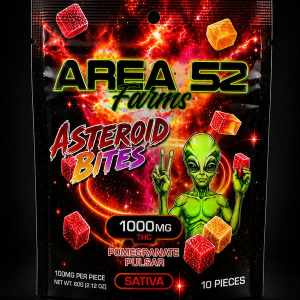 Asteroid Bites - 1000mg Pomegranate Pulsar