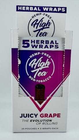High Tea Herbal Wraps 5-pk Juicy Grape