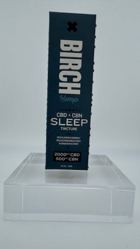 Birch AK - Sleep Tincture - 2000mg CBD + 500mg CBN for sleep