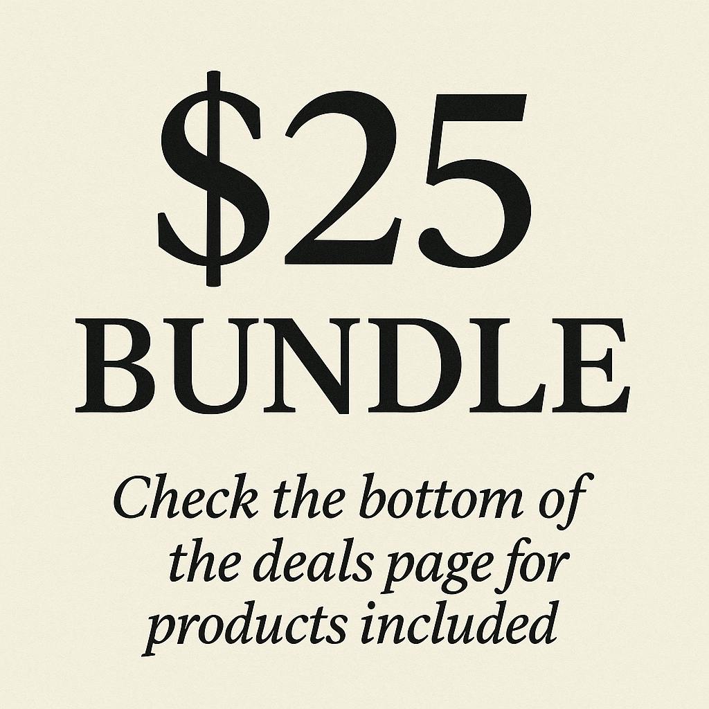 $25 BUNDLE