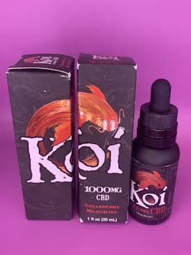 Koi CBD 1000 mg Vape Juice - Strawberry Milkshake