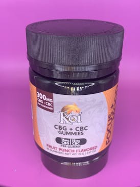 Koi CBD and CBC gummies - 300 mg - Fruit Punch Flavored Gummies