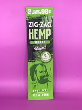 Zig-Zag Hemp Wraps - Natural