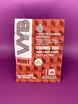 VYB Nano Fruit Chew 100 mg (Single) - Boost - Sour Watermelon