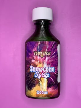 Premium Terp Talk Syrup - Snowcone -1000 mg