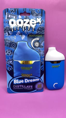 OOZE 1g DISPOSABLE DISTILLATE VAPE - BLUE DREAM - SATIVA
