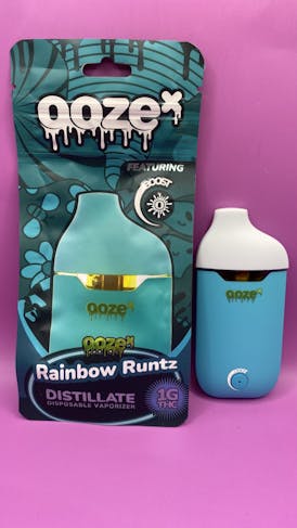 OOZE 1g DISPOSABLE DISTILLATE VAPE - RAINBOW RUNTZ - HYBRID
