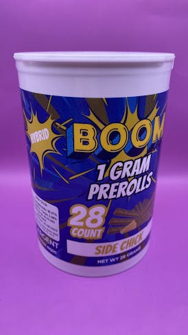 BOOM - 28 1g PRE ROLLS - SIDE CHICK - HYBRID