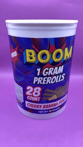 BBOM - 28 1g PRE ROLLS - CHERRY BANANA PUNCH - HYBRID
