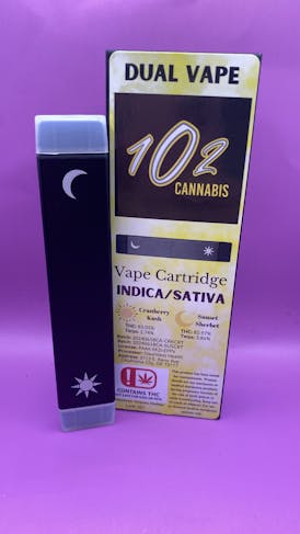 102 DUAL SIDED VAPE - CRANBERRY KUSH/SUNSET SHERBET - S/I