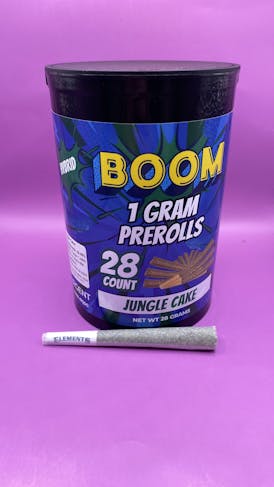 BOOM - 28 1g PRE ROLLS - JUNGLE CAKE - HYRBID