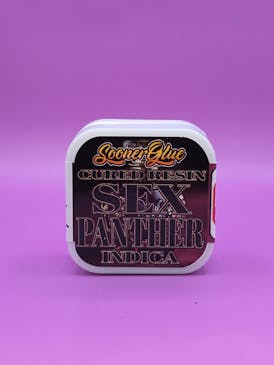 SOONER GLUE 1G CURED RESIN - SEX PANTHER - INDICA