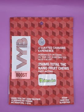 VYB Nano Fruit Chews 250 mg - Boost - Watermelon