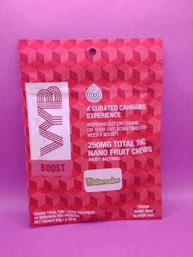VYB Nano Fruit Chews-250mg - BOOST - Watermelon