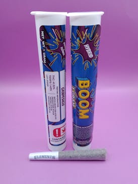 BOOM- Grapesicle - 1g Infused Pre-Roll -HYBRID