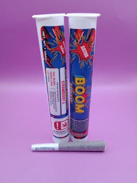 BOOM- Strawberry G- 1g Infused Pre-Roll- SATIVA