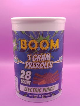 BOOM- Electric Punch- 28 pk of 1g pre-rolls- SATIVA