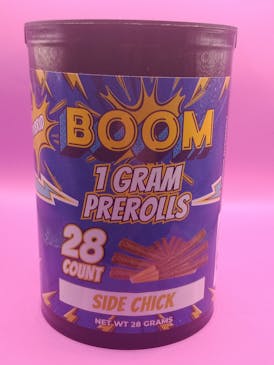 BOOM- Side Chick- 28pk of 1g pre-rolls- HYBRID