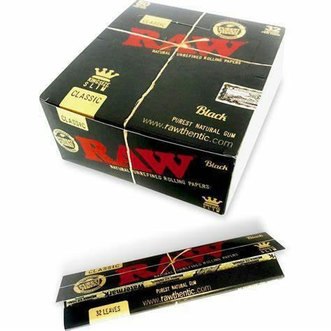 RAW BIG ROLLING PAPER BLACK