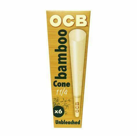 Ocb | Bamboo 1 1/4 | Unbleached Cones | Accessories