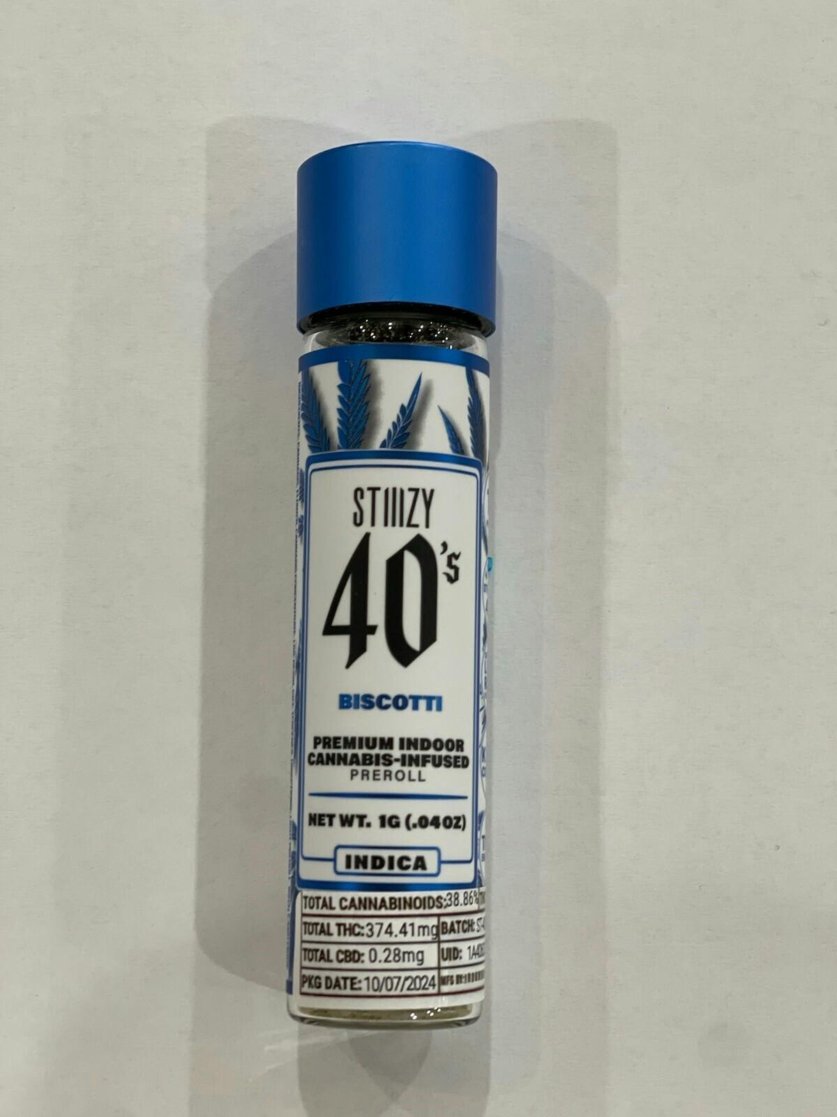 - BISCOTTI - 1G 40's Infused Preroll