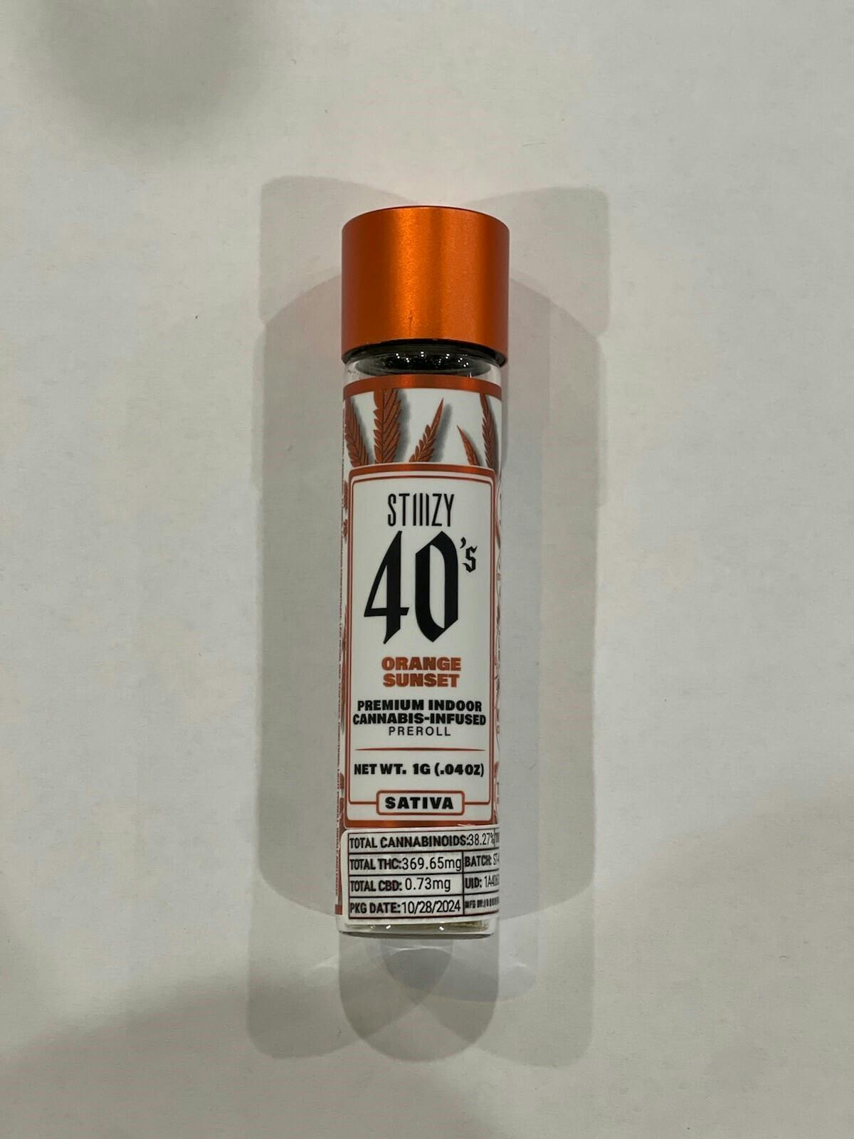- ORANGE SUNSET - 1G 40's Infused Preroll