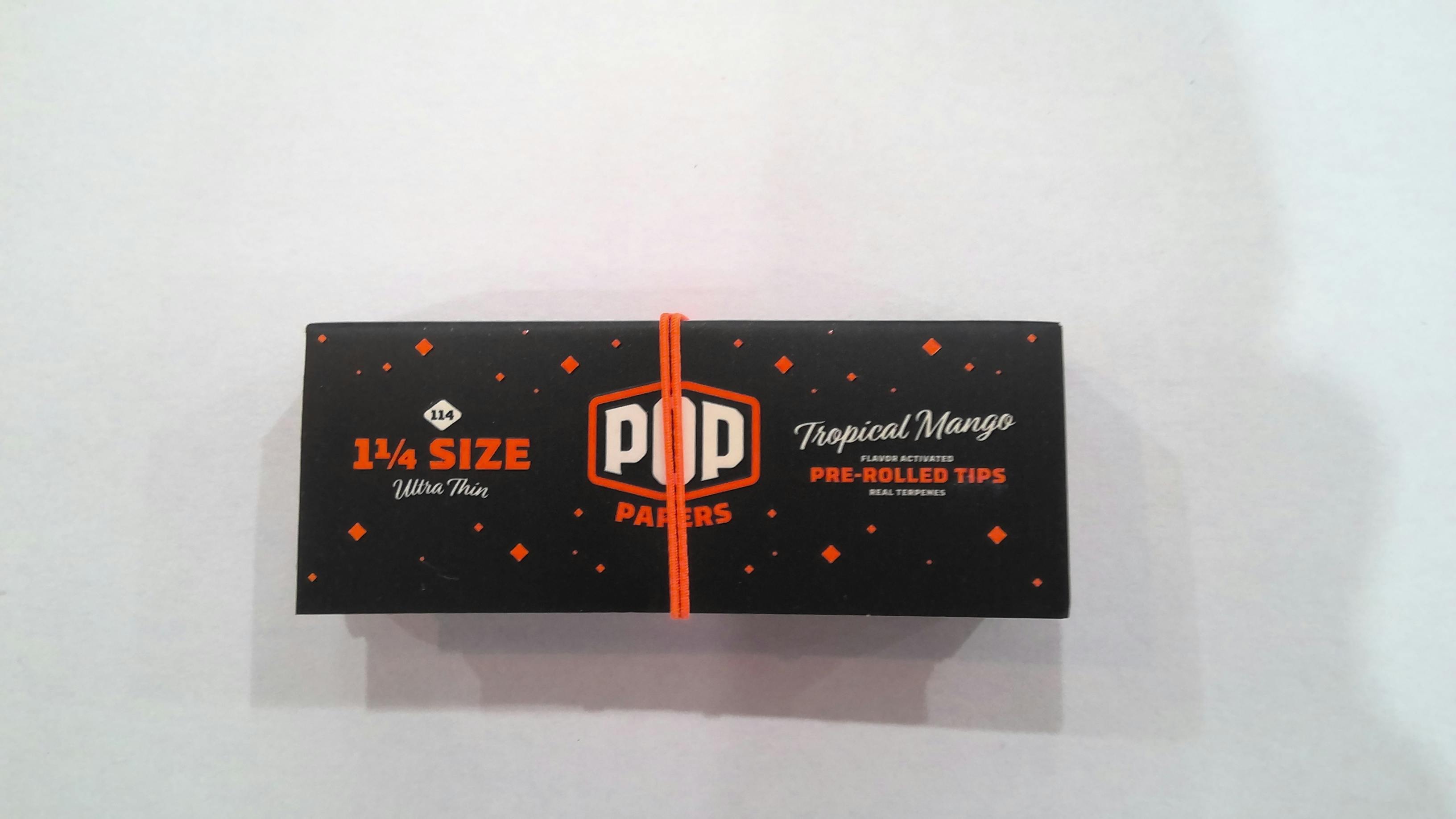 Pop Papers Flavored Tips Size 1 1/4 Ultra Thin Tropical Mango | Accessories