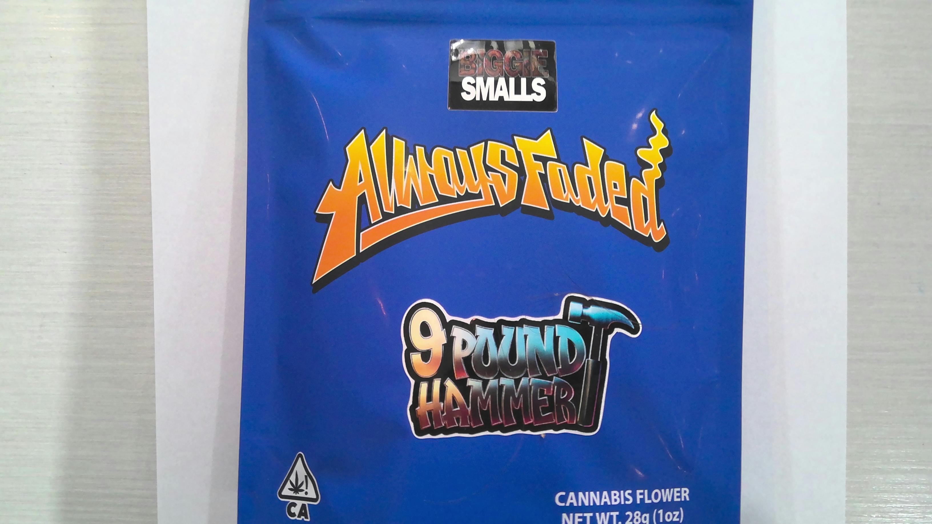 ALWAYS FADED BIGGIE SMALLS 28G - 9 POUND HAMMER