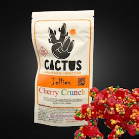 Cactus Jellies- Crunch Jellies- Cherry- 100mg