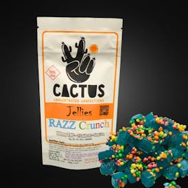 Cactus Jellies- Crunch Jellies- Blue Razz- 100mg