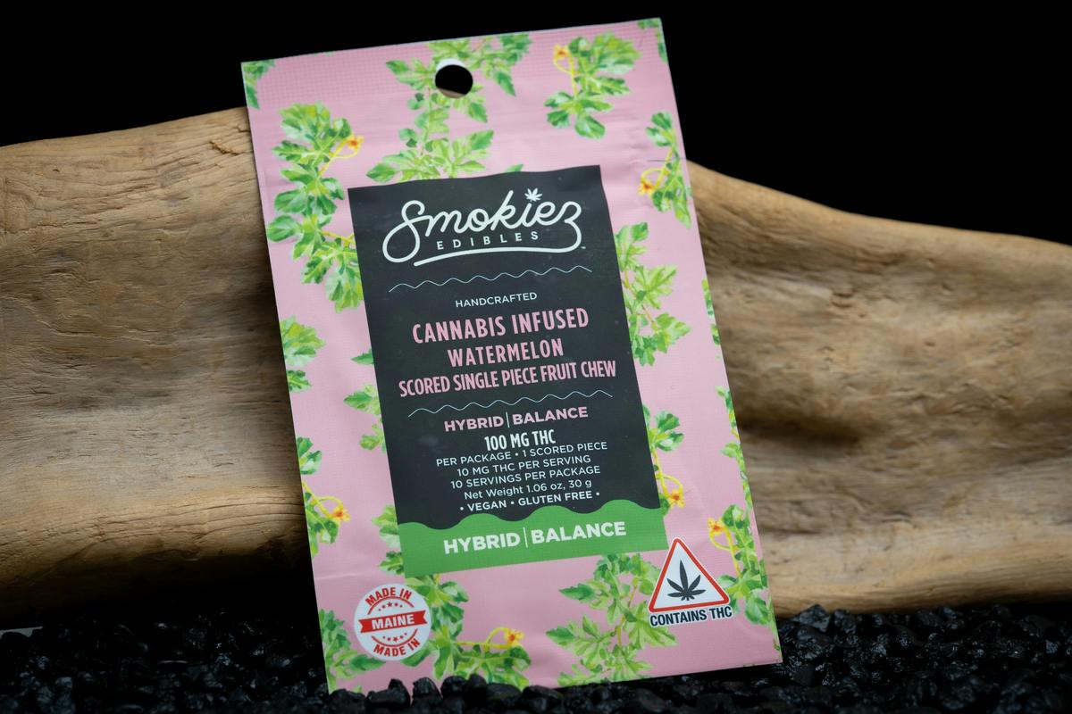 Watermelon Gummies | 100mg | 10ct | 10mg/ea by Smokiez Edibles