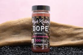 High Roller 500mg THC Pink Lemonade - Dope Brewing co