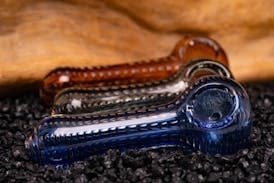 4" Glass spoon