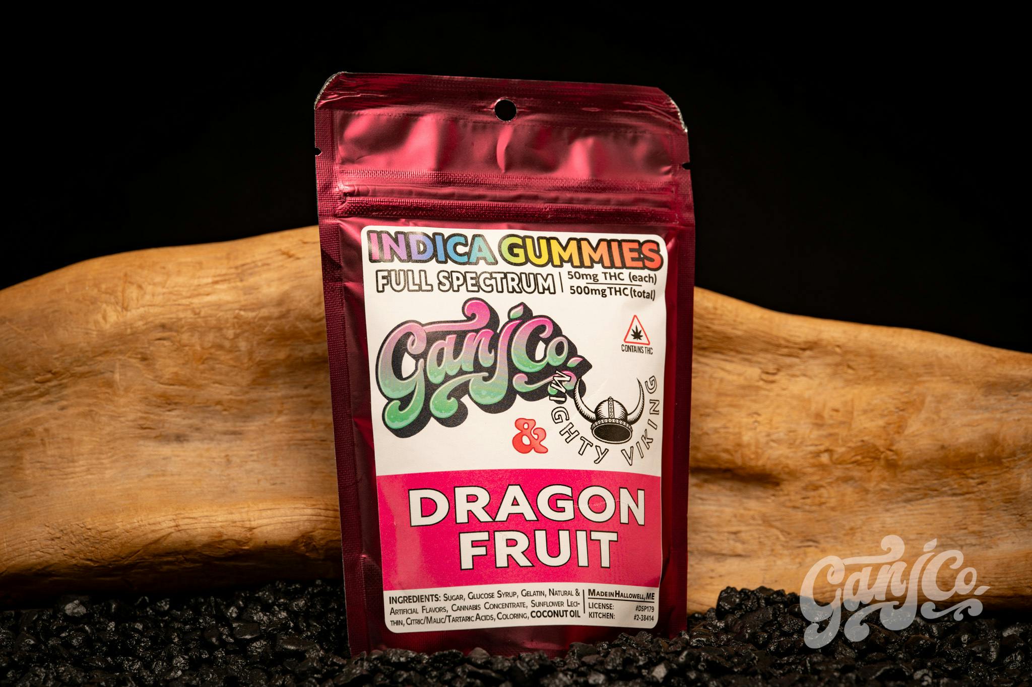 50mg Dragon Fruit Indica Gummies-500mg Total