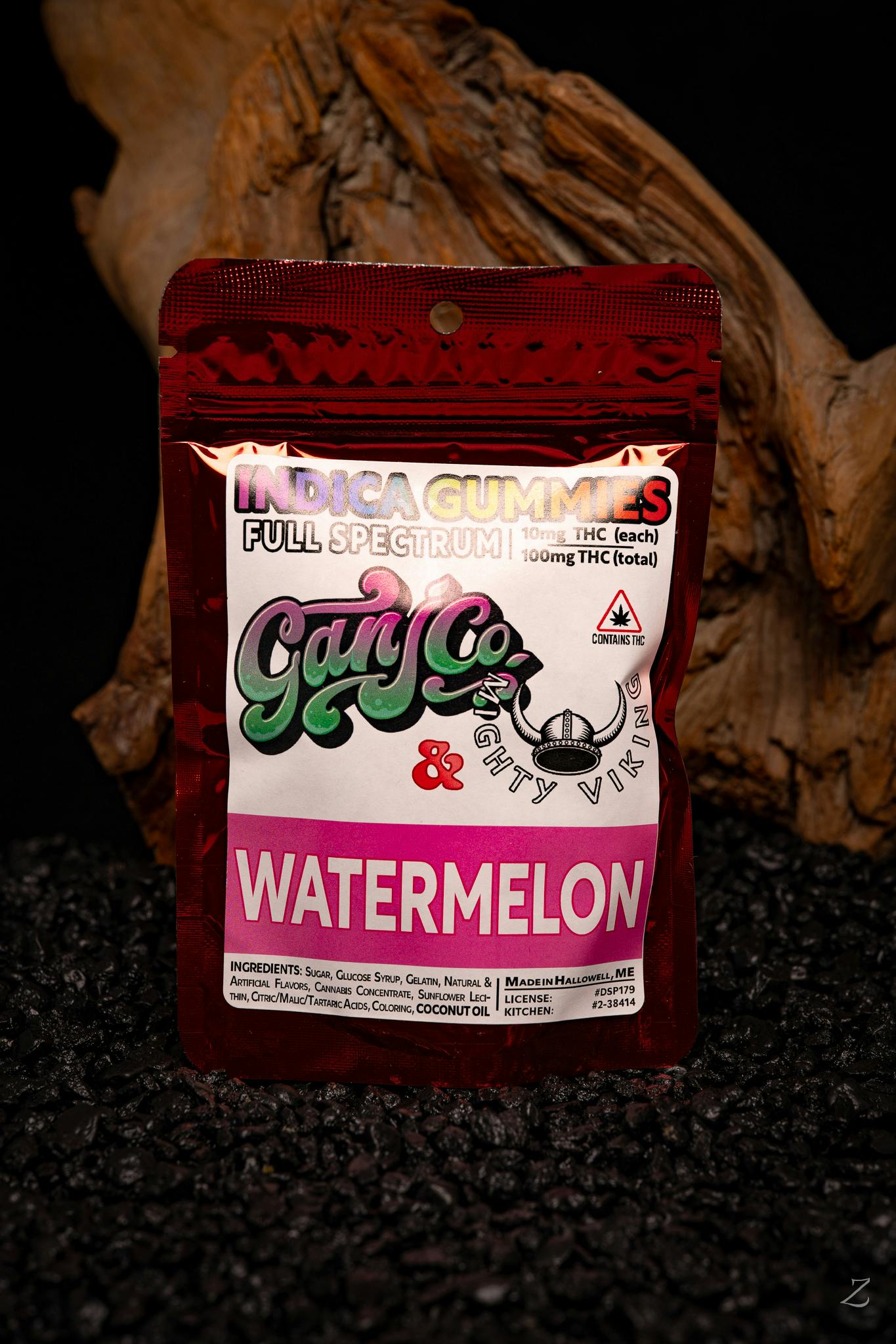 10mg Watermelon Indica Gummies- 100mg Total | Gummies | 10pk | 10mg/ea