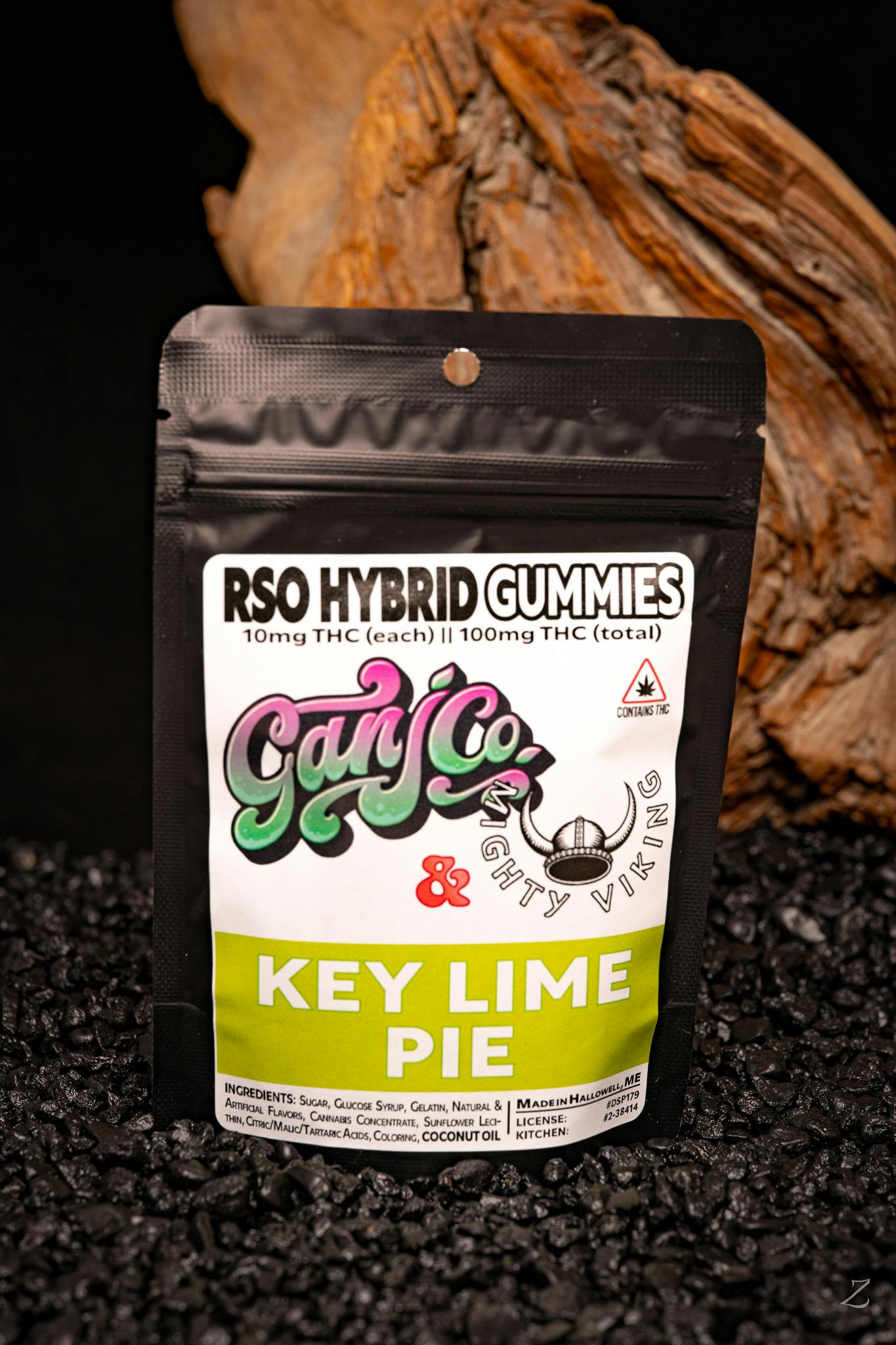 10mg Key Lime Pie RSO Hybrid Gummies- 100mg Total